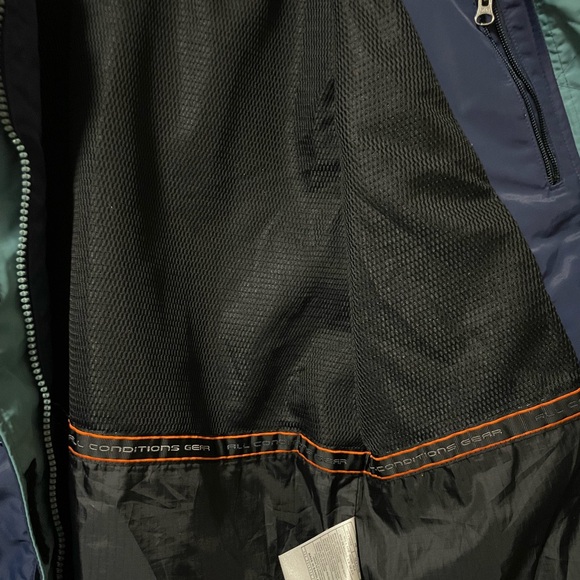 Vintage NIKE ACG Outer Layer 3 Blue Windbreaker Rain Jacket - Picture 9 of 10